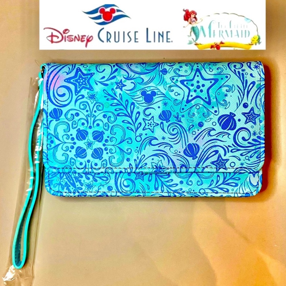 Disney cruise line exclusive Little Mermaid Ariel Collection Wallet 7”x5”